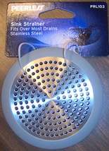 3.5&quot; rOund Drain STRAINER sink kitchen 3 1/2&quot; Metal grate cover PEERLESS... - $24.38