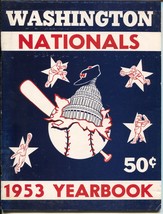 Washington Nationals Team Yearbook MLB 1953-pix-info-FN - £122.99 GBP
