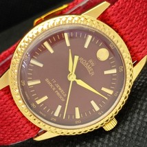 Refurbished Winding Swiss Mens Vintage Wrist Brown Watch 594b-a312005-6 - £19.61 GBP