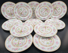 12 Noritake Carleton Salad Plates Set Vintage Indian Tree Dining Dishes ... - £106.97 GBP