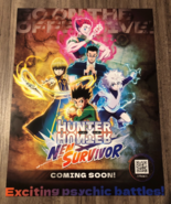HUNTER X HUNTER NEN SURVIVOR NYCC Comic Con EXCLUSIVE PROMO POSTER PRINT... - $227.48 MXN