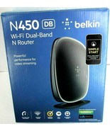 Belkin N450 DB 4-Port 10/100 Wireless N Router F9K1105V - £15.42 GBP