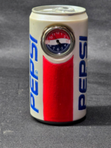 RARE Collectible PEPSI COLA Can Paperweight With Built-In Mini Quartz Clock - $32.86