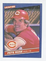 Pete Rose 1986 Leaf #53 Cincinnati Reds MLB Baseball Card - £0.93 GBP