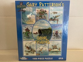 White Mountain Gary Patterson’s GONE FISHING 1000 piece puzzle (2010), new - £158.64 GBP