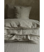 Natural Melange Washed Linen Duvet Cover - £120.35 GBP - £141.59 GBP