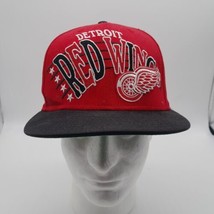 Detroit Red Wings Cap Spell Out Logo New Era 9Fifty Snapback Hockey Baseball Hat - £11.68 GBP