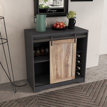 Wine Cabinet for living room, dining room - Black - $201.42