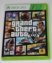Gta Grand Theft Auto V 5 Microsoft Xbox 360 Game Complete w/MANUAL &amp; Map Tested - £11.00 GBP