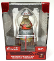 Coca-Cola Brand Mini Snow Globe Collection 2005 - £14.78 GBP