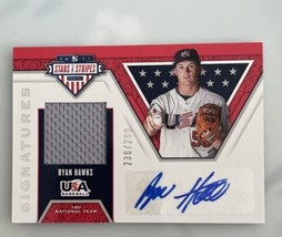 2019 Panini USA Stars &amp; Stripes Ryan Hawks #S-RH Auto Baseball Card  230... - $10.00