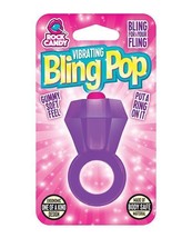 Rock Candy Bling Pop C-ring Vibrator Purple - £8.76 GBP