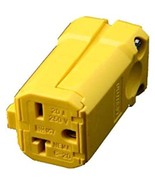 Leviton 5459-VY 20 Amp, 250 Volt, Connector, Straight Blade, Industrial ... - $25.13