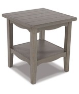 Charina - Antique Gray - Square End Table - $1,965.76 MXN