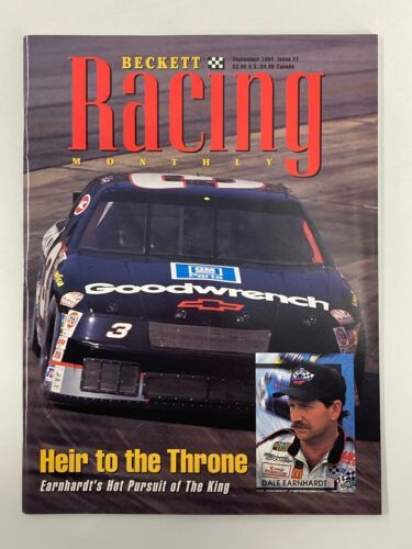 Beckett Racing Monthly Magazine September 1994 Dale Earnhardt No Label VG - $9.45
