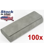 100 PU Leather Grey Eyeglasses Case Reading Glasses Spectacles Small Sun... - $266.24 CAD