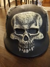 Vampire Skull WINGED Biker HELMET Hell Riders Disguise Costume halloween... - £16.73 GBP