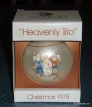 1978 Schimd “Heavenly Trio” Christmas Glass Bulb Ornament Berta Hummel With Box! - £6.83 GBP