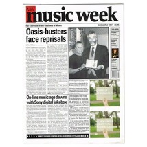 Music Week Magazines August 2 1997 npbox207 Oasis-busters face reprisals - £13.19 GBP