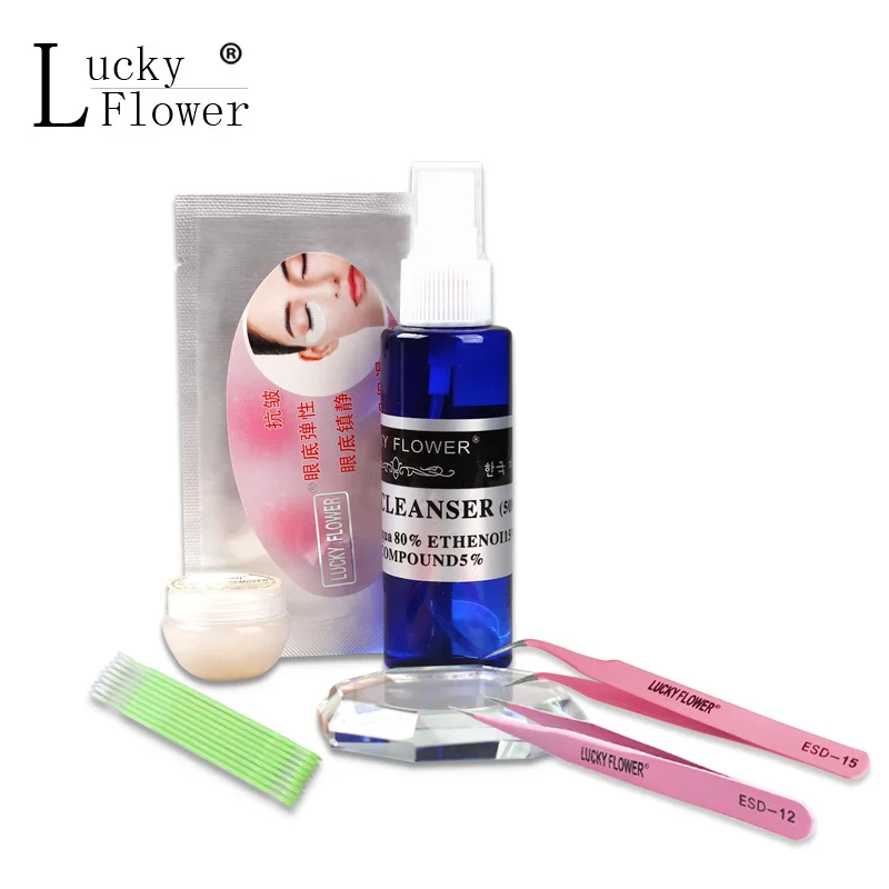  eyelash extension makeup tool set eyelash glue remover eyelash cleanser for eye lashes thumb200