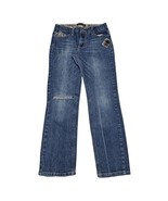 One Step Up Girls Jeans Size 14 Blue Jeans Patches - $13.10