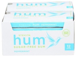 Stevita Peppermint Hum Gum 12 pack - $23.74