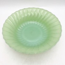 Fire King Jadite Jade-Ite Shell Swirl Vegetable Serving Bowl 8.5&quot;Anchor Hocking - £24.05 GBP