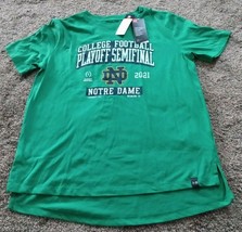 Women&#39;s Notre Dame Fighting Irish 2021 College Football Playoff Tee Shirt Large - £12.06 GBP