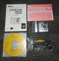 Nikon Coolpix 4600 4.0MP Pocket Compact Digital Camera + 2GB Memory Card... - $39.95