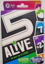 Hasbro Gaming 5 Alive Card Game for Ages 8 and Up Fun Family Game GERMAN - £7.95 GBP