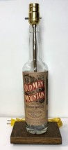 The Old Man of the Mountain Bourbon Liquor Bar Bottle TABLE LAMP Lounge ... - £43.65 GBP