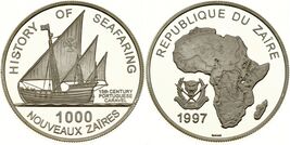 Rare ! Zaire Silver Treasure / FREE POST - $250.00