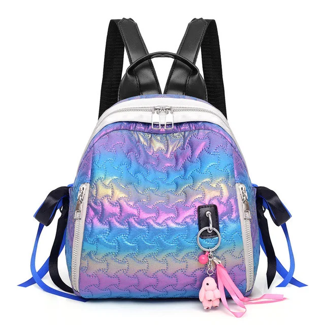 Backpack for woman top quality  Leather Zipper backpack for young Girls Female S - $108.82