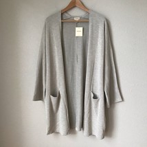 Donni Ribbed Sweater Sandwash Cardigan One Size OS NWT - £30.44 GBP