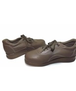 WORN  Womens Shoes Size 7.5 M TAN Taupe Quality Leather CANFIELD P W Minor - £22.06 GBP