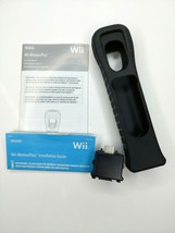 Nintendo Wii Motion Plus Adapter Black RVL-026 &amp; Sleeve RVL-027 OEM Genuine - £14.37 GBP