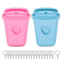 Pendant Silicone Mold Epoxy Resin Resin Craft Heart Coffee Cup Mold Coffee Cup R - £11.47 GBP