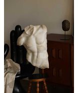 Classical Male Torso Sculpture on Stand  Vintage Greek Style Resin Art ... - $27,708.51 MXN