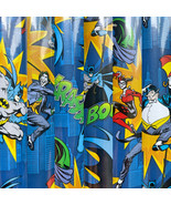 1 Roll Blue Batman and Villains Birthday Party Wrapping Paper 22.5 Sq ft - $4.49