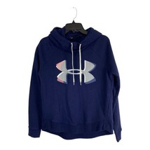 Under Armour Womens Jacket Adult Size Small Blue Hoodie Pockets Long Sleeve - £20.42 GBP