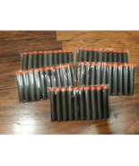 50pcs 2.75&quot; Elite Bullet Foam Dart Replacement Toy Gun BLACK USA SHIPPER - $7.00
