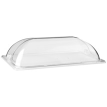 Winco Polycarbonate Dome Flip Cover, Full Size, Medium, Clear - £60.54 GBP