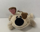 Disney Mulan Little Brother small plush puppy dog beanbag tan brown gree... - $4.94