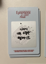 Tarjeta coleccionable oficial TAEMIN 2025 World Tour &#39;Ephemeral Gaze... - $2.98