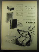 1951 B. Altman &amp; Co. Ad - Regal &amp; Wade Memo Pad, Book File, Album and Cash Box - £14.57 GBP