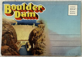 Boulder Dam Nevada 18 Postcards Souvenir Folder - £7.84 GBP