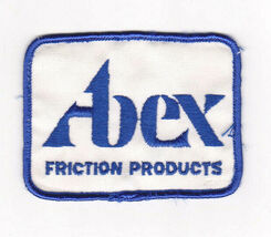 Vtg ABEX Friction Product Patch-Blue/White-Embroidered-Auto-Winchester VA - $10.49