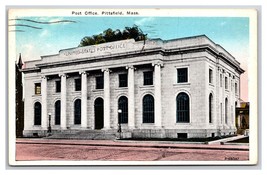 Post Office Building Pittsfield Massachusetts MA WB Postcard N26 - £2.29 GBP