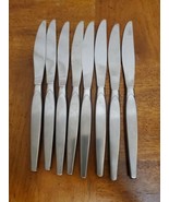 Oneida Community SATINIQUE Older Satin Stainless (8) Knife Knives Flatwa... - $17.72