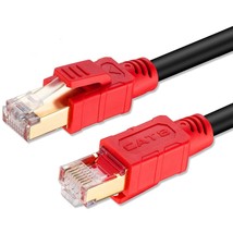 Cat8 Ethernet Cable 200 Ft, Outdoor Ethernet Cable 26Awg Cat 8 Lan Network Cable - £116.75 GBP